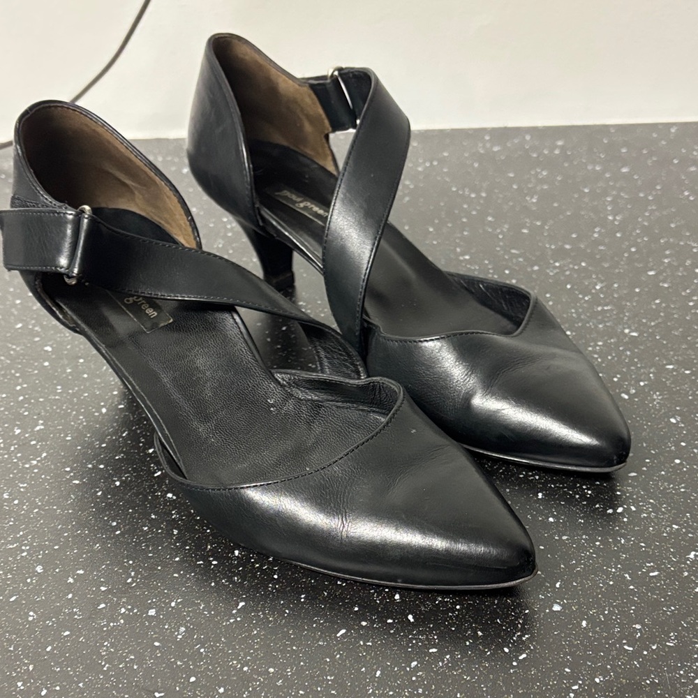 Paul Green Black Women's Heels